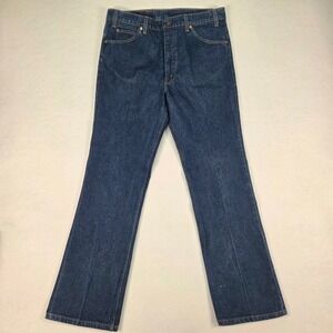 Vtg Levi's 90s 517 Orange Tab Bootcut Jeans Mens 36x32 Blue Made USA 1996 Dark